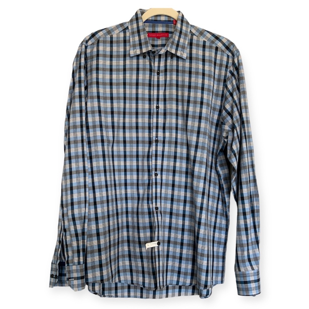 Report Collection Men’s Long Sleeve Button Down Shirt size L